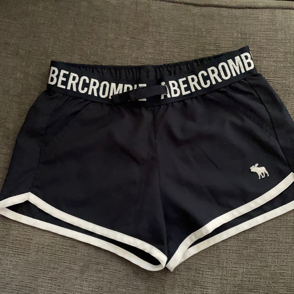 Abercrombie Kids polyester shorts black size 7/8
